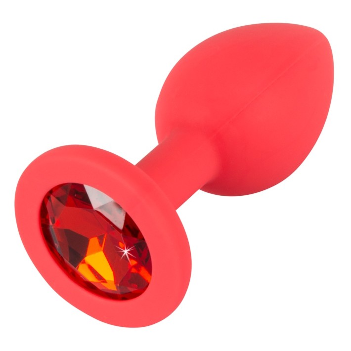 Dop Anal Colorful Joy Jewel, Rosu, 7 Cm