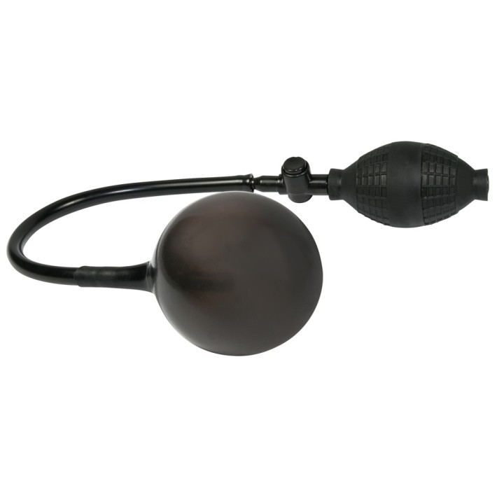 Dop Anal Gonflabil, Negru, 9 Cm