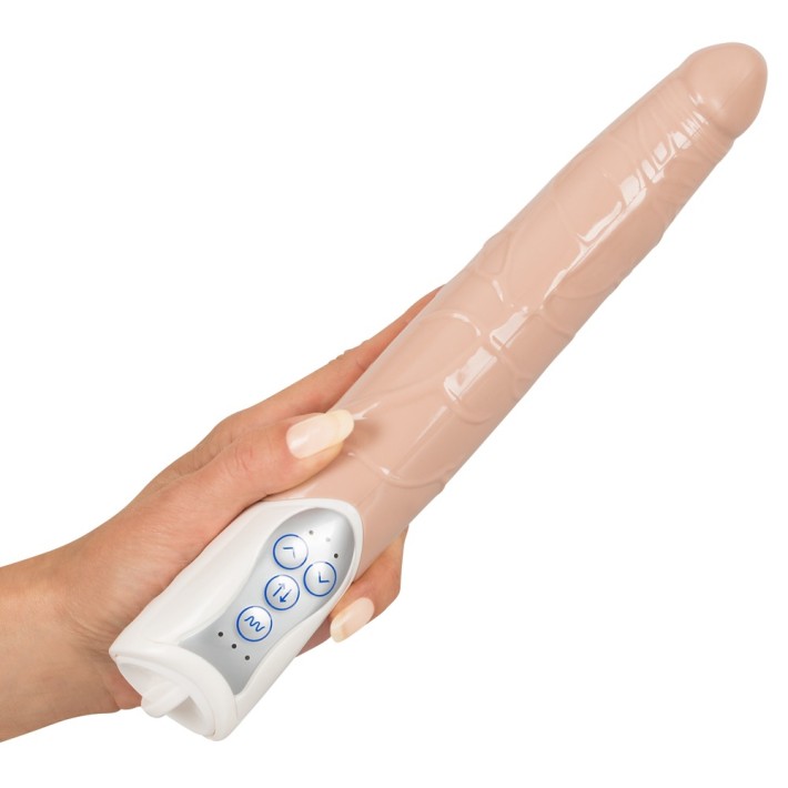 Vibrator Realistic Push It, Bej, 27.5 Cm