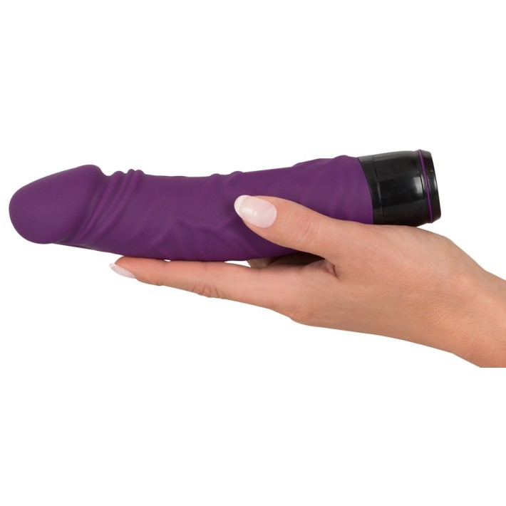 Vibrator Lotus, Mov, 20 Cm