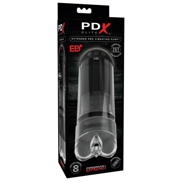 Pompa Penis Cu Vibratii Si Suctiune Extender Pro Vibrating Pump