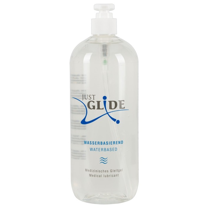 Lubrifiant Medical Pe Baza De Apa Just Glide, 1000 Ml (1 Litru)