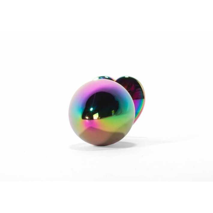 Dop Anal Cu Bijuterie Secret Shine Metal Rainbowheart L, Multicolor, 9.5 Cm 7