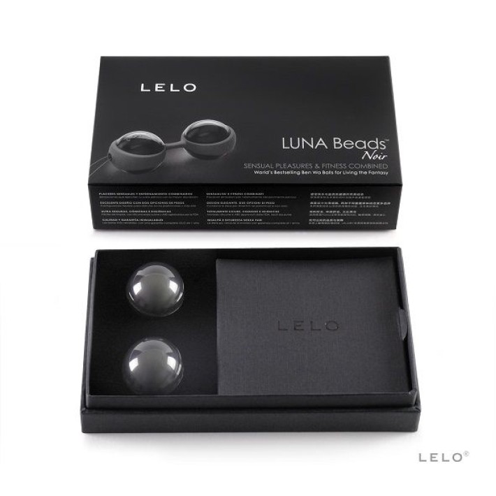 Bile Vaginale Kegel Lelo Luna, Negru, 2 Buc. 3