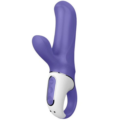 stimulator, Vibrator Magic Bunny, Albastru, 17.5 Cm, pasiune.ro