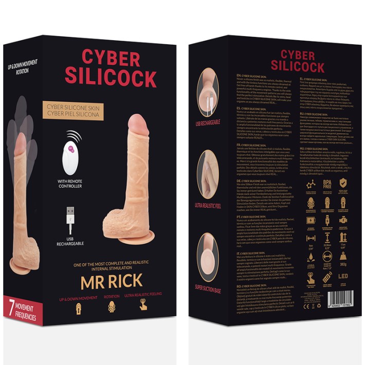 Vibrator Realistic Cu Telecomanda Mr Rick 20.9/17x4 Cm 5