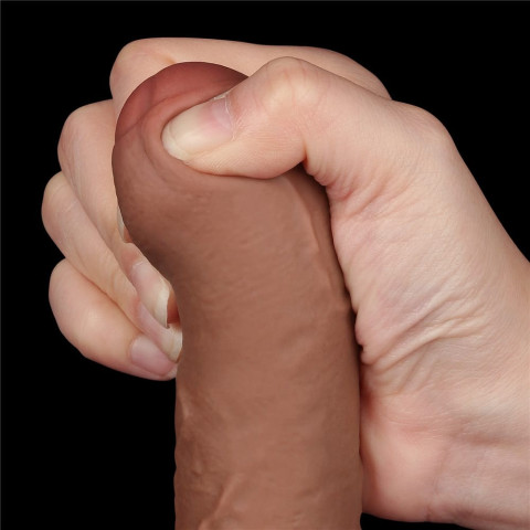 Pagina 4 - Dildouri Realistice, Dildo Realistic Sliding Skin Dual Layer, Brun Deschis, 17.5 Cm, pasiune.ro