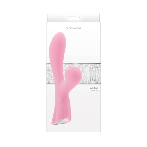stimulator, Vibrator Special Luxe Aura, Roz, 19.5 Cm, pasiune.ro