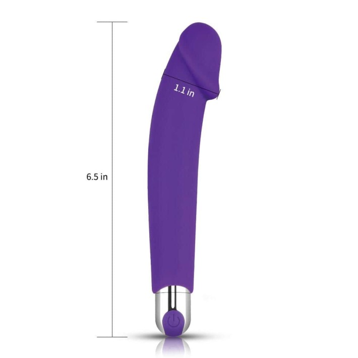Vibrator Reincarcabil Ijoy, Mov, 16.5 Cm 6