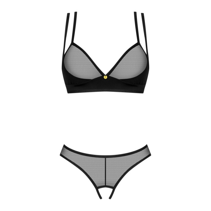 Nesari 2-pcs Crotchless Set   Xs/s M/l, Xl/2xl, Xs/s 12