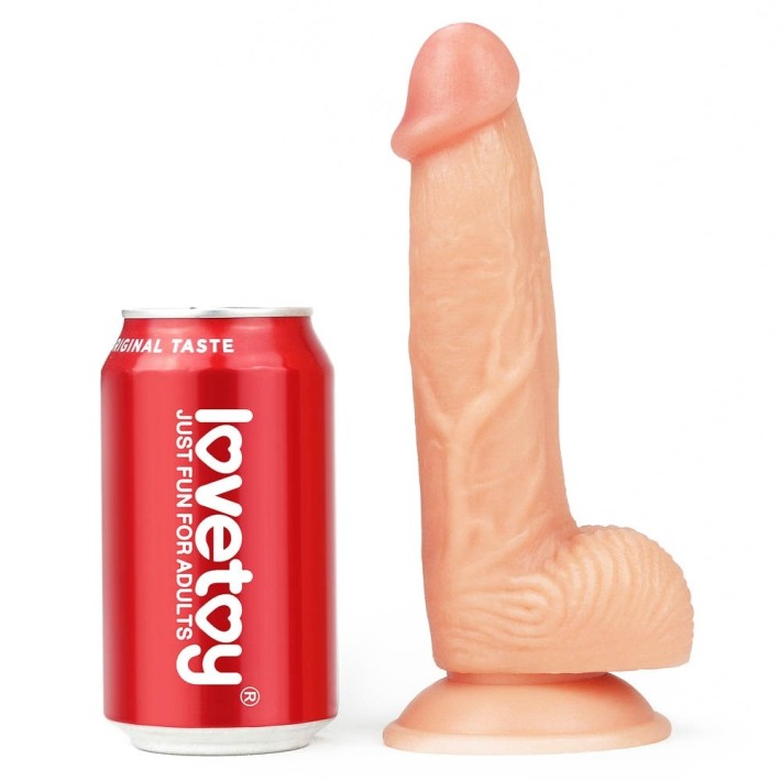 Dildo Realistic The Ultra Soft Dude, Natural, 20 Cm 3
