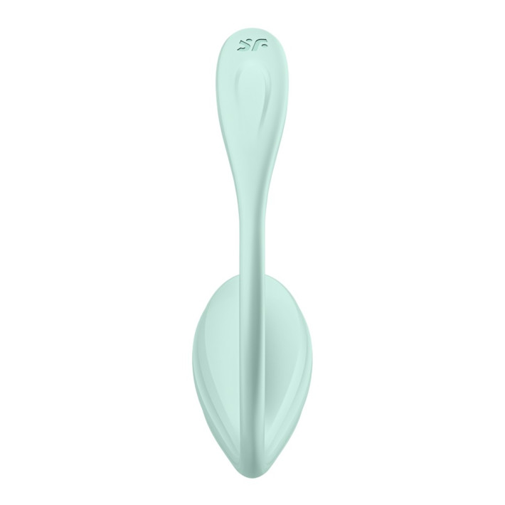 Vibrator Special Portabil Smooth Petal, Verde Menta 5