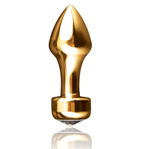 mini, Dop Anal Mini Luv Plug, Auriu, 8 Cm, pasiune.ro