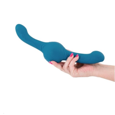 oua, Vibrator Special Extra Puternic Cu Functie Rotatie Revolution Tsunami, Albastru, 30 Cm, pasiune.ro