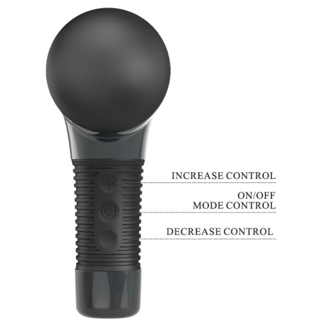 Magic Wand, Vibrator Clitoridian Magic Gun, Negru, 20 Cm, pasiune.ro