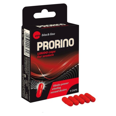 prorino, Capsule Stimulare Libido Prorino Libido  - 5 Buc., pasiune.ro