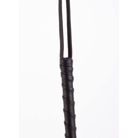 Devil Sticks, Calf Leather Handle Saddle Leather Tails Red, pasiune.ro