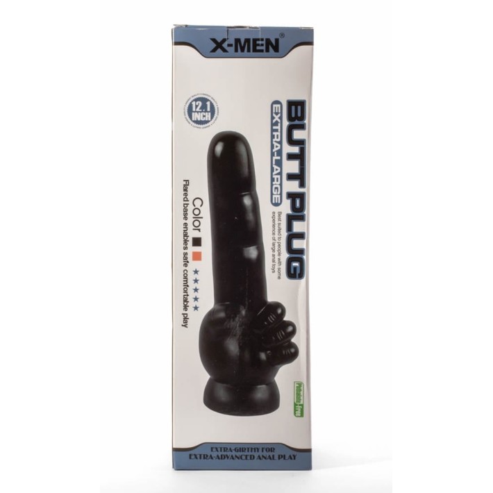 Dop Anal Extra Large, Negru, 30.5 Cm 8