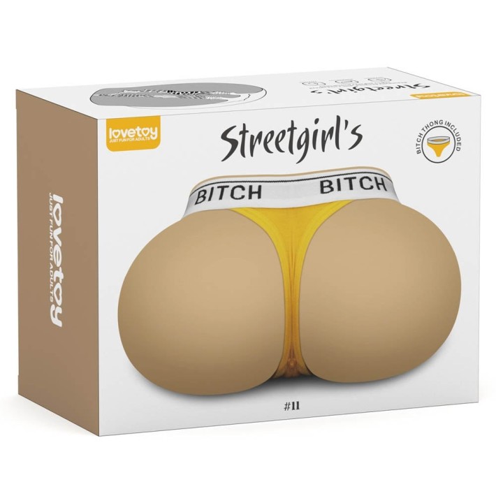 Masturbator 2-in-1 Vagin+anus Streetgirls 11, Natural 10