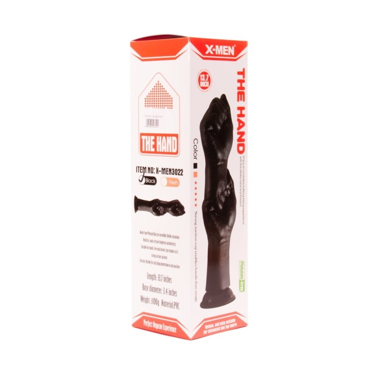 Dildo Special The Hand, Negru, 34 Cm 7