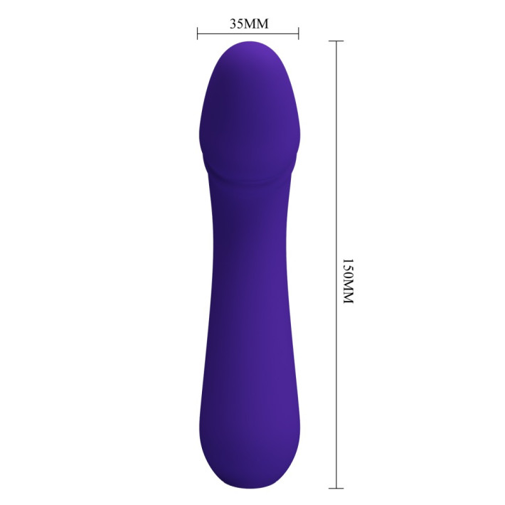Vibrator Punctul G Cetus, Violet, 15 Cm 11