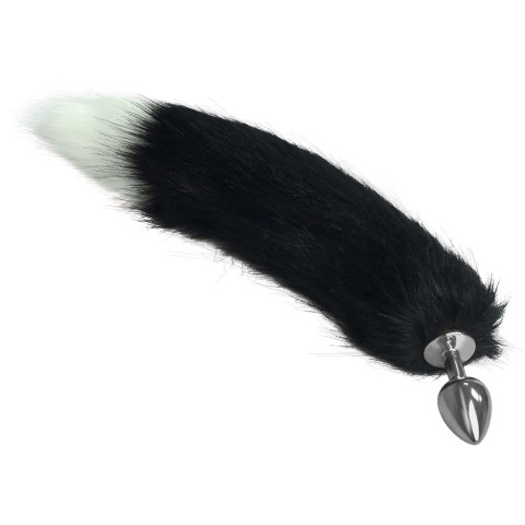 Outlet, Metal Anal Tail White+black 1, pasiune.ro