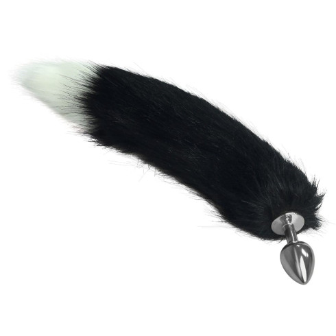 ou, Metal Anal Tail White+black 1, pasiune.ro