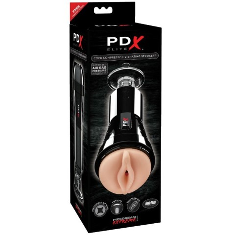PDX, Masturbator Cock Compressor Vibrating Stroker, pasiune.ro