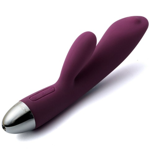 Svakom, Vibrator Trysta Targeted Rolling G-spot, Violet, 18 Cm, pasiune.ro