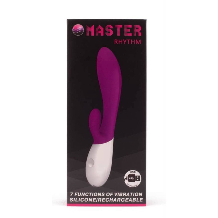 Vibrator Master Rhythm, Violet, 19.5 Cm 5