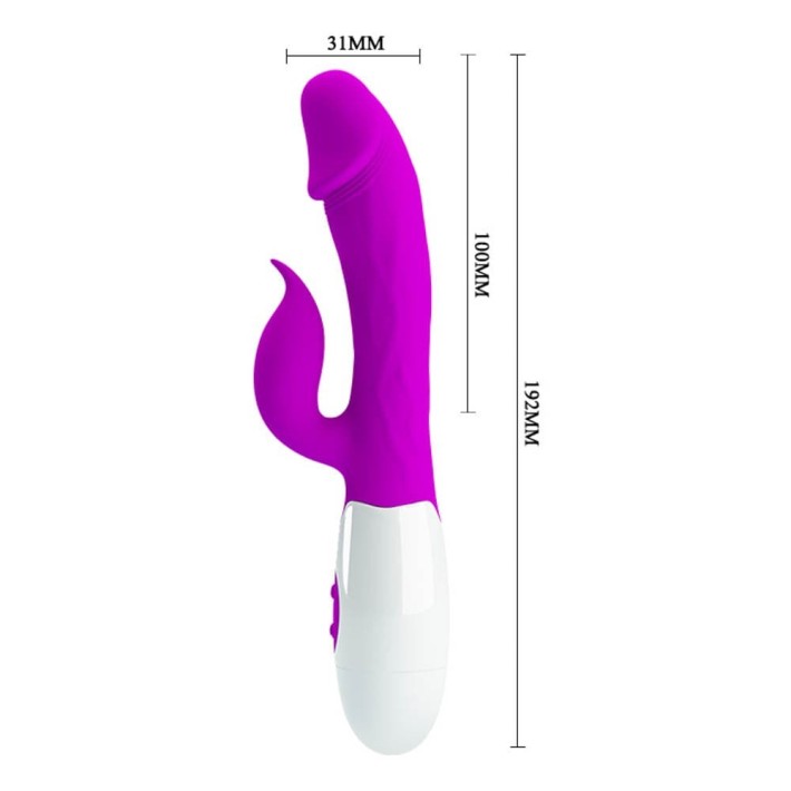 Vibrator Rabbit Peter, Violet, 19 Cm 3