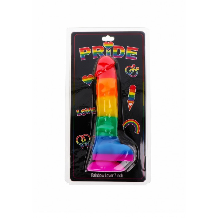 Dildo Lover Curcubeu 18cm 2