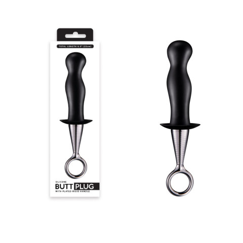 silicone, Dop Anal Ii, Negru, 12.5 Cm, pasiune.ro
