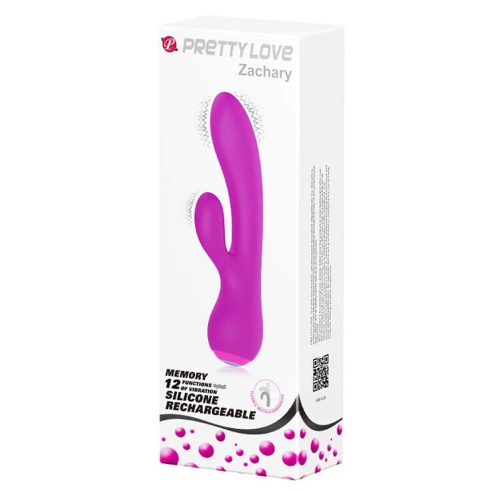 Vibrator Rabbit Zachary, Violet, 17.5 Cm 6