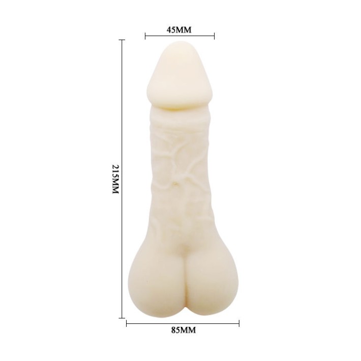 Manson Penis/masturbator Bigger Man, Natural, 21.5 Cm 5