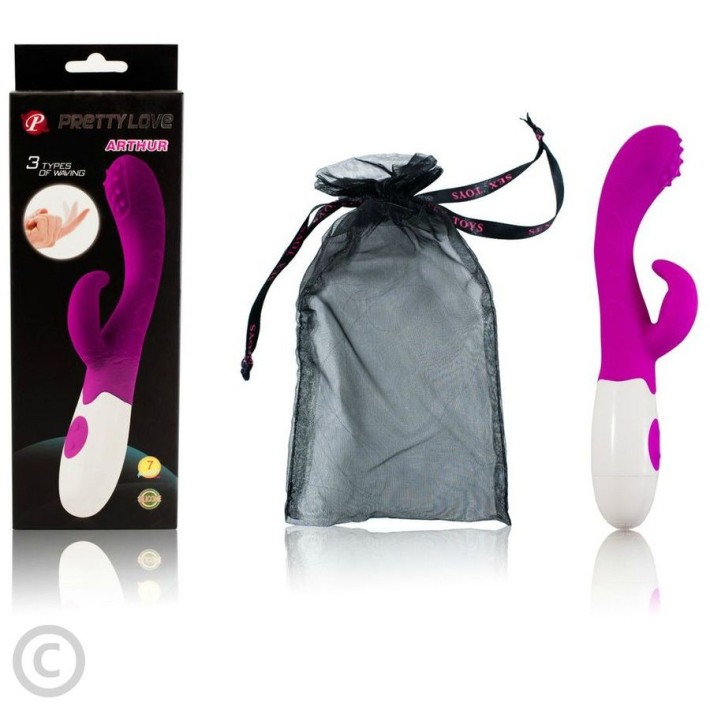 Vibrator Rabbit Arthur, Violet, 20 Cm 7
