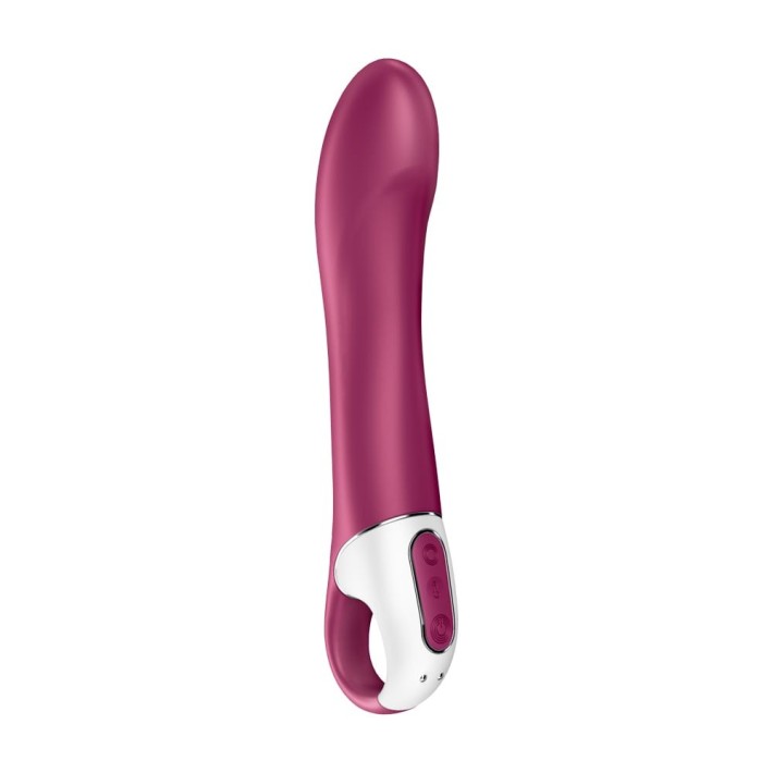 Vibrator Punctul G Big Heat, Bordo, 22 Cm 5