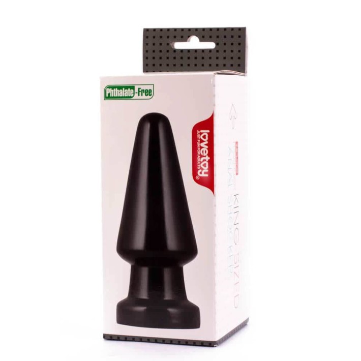 Dop Anal King-size Shocker, Negru, 19 Cm 6