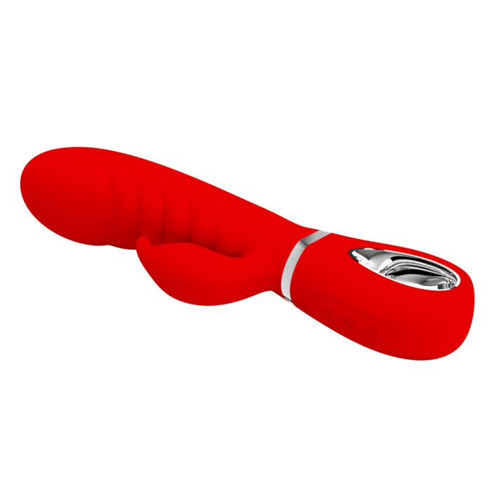 Vibrator Rabbit Prescott, Rosu, 20 Cm 10