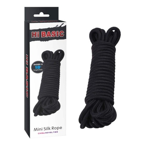 Fetish SM, Sfoara Matase Pentru Bondage Imobilizare Erotica, Negru, 10 M, pasiune.ro