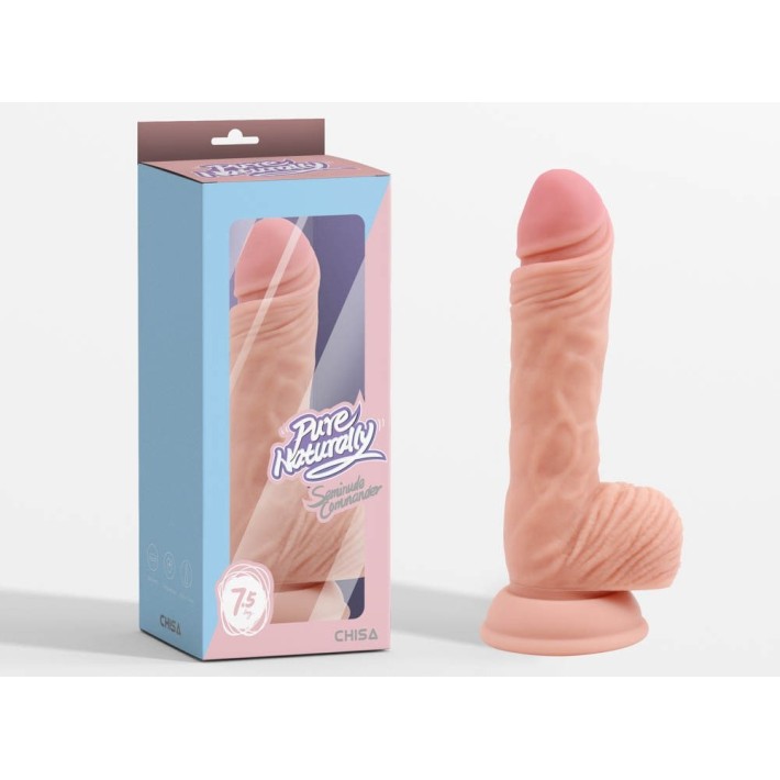 Dildo Clasic Seminude Commander, Natural, 19 Cm 2