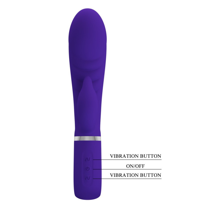 Vibrator Rabbit Prescott, Indigo, 20 Cm 2