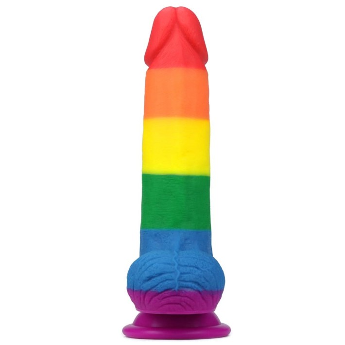 Dildo Clasic Cu Ventuza Prider, Multicolor, 19.5 Cm 5