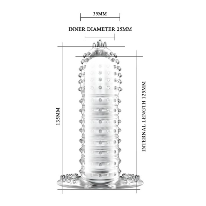 Penis Sleeve Clear 3 9