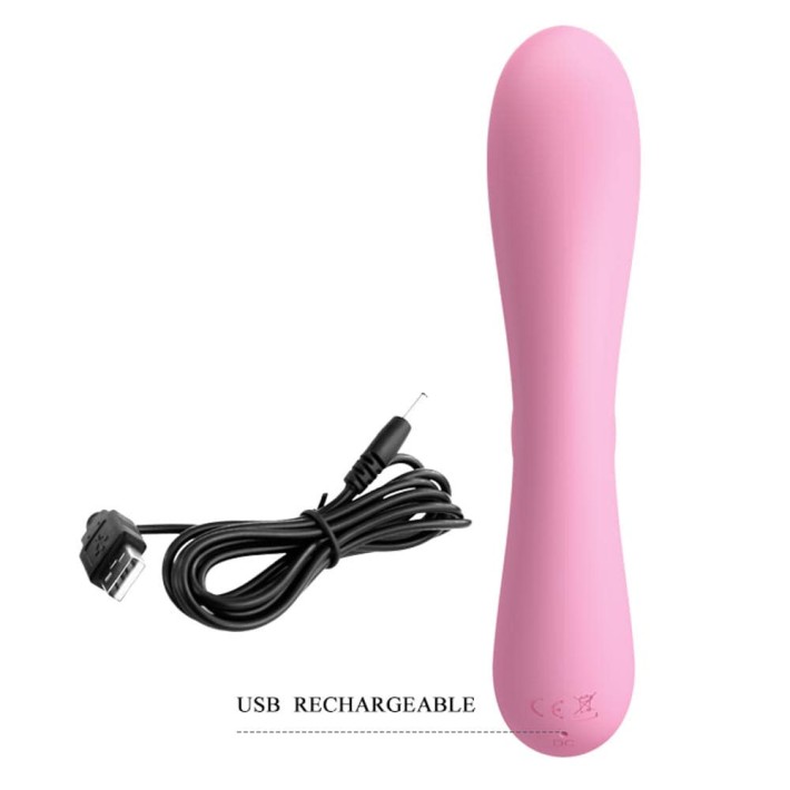 Vibrator Rabbit Hugo, Roz, 16.5 Cm 7