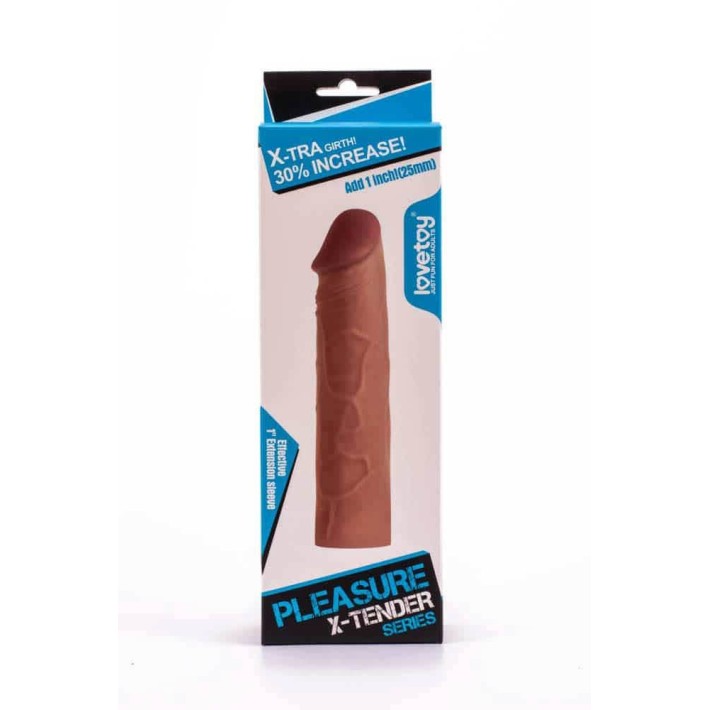 Extensie/manson Penis Pleasure X-tender, Natural, +2.5 Cm 7