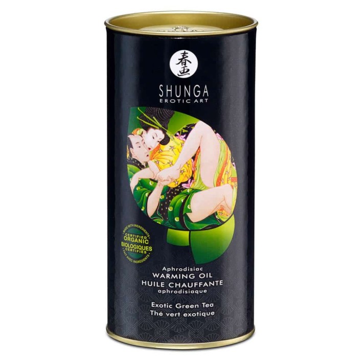 Ulei Afrodisiac Cu Efect De Caldura Exotic Green Tea, 100 Ml 3
