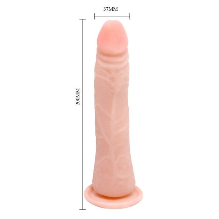 Dildo Realistic Cu Ventuza, Natural, 20 Cm 7