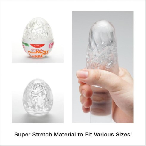mini, Mini Masturbator Tenga Egg Keith Haring Dance, pasiune.ro