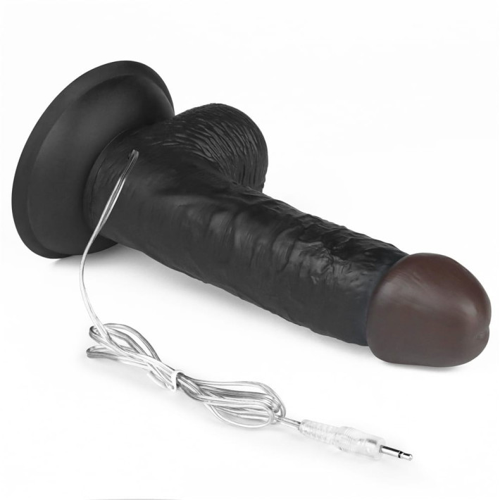 Set Ham Strap-on Si Dildo Cu Vibratii Easy Strapon, Negru, 17.5 Cm 3
